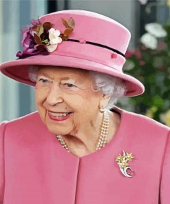 Smiling Queen Elizabeth Paint By Numbers