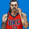 Steven Adams NBA Art Paint By Number