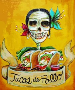 Taco Illustration Art Paint By Numbers