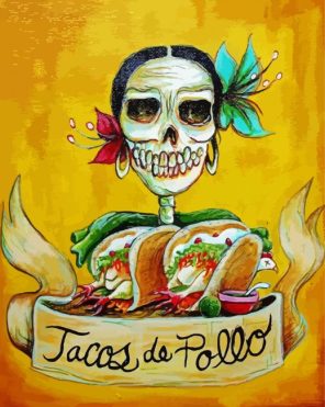 Taco Illustration Art Paint By Numbers