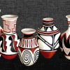 Vintage Mexican Pottery Paint By Number