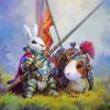Warrior Guinea Pig Paint By Number