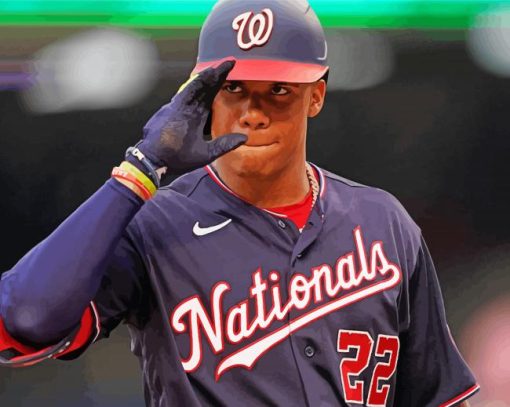Nationals Player Juan Soto Paint By Numbers