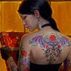 Tattooed Woman Paint By Numbers