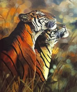 Tiger Couple Soulmate Paint By Numbers