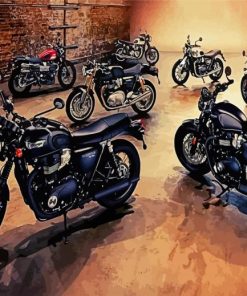Triumph Motorcycles Paint By Numbers