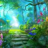 Fantasy Forest Garden Paint By Numbers