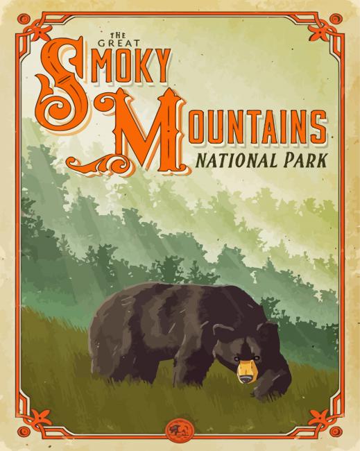 Great Smoky Mountains National Park Paint By Numbers