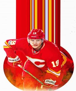 Calgary Flames Player Poster Paint By Numbers