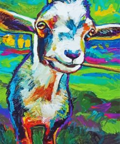 Colorful Goat Paint By Numbers