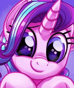Cute My Little Pony Starlight Glimmer Paint By Numbers