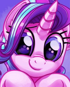 Cute My Little Pony Starlight Glimmer Paint By Numbers