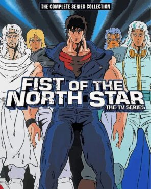 Fist Of The North Star Vintage Anime Poster Paint By Numbers