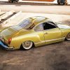 Golden Karmann Ghia Paint By Numbers