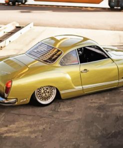 Golden Karmann Ghia Paint By Numbers