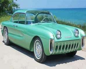 green Biscayne Car Paint By Numbers