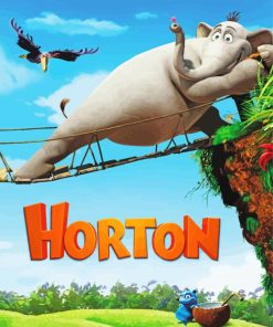 Horton Animated Movie Poster Paint By Numbers