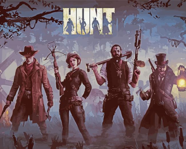 Hunt Showdown Poster Paint By Numbers