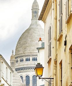 Montmartre Buildings Paint By Numbers