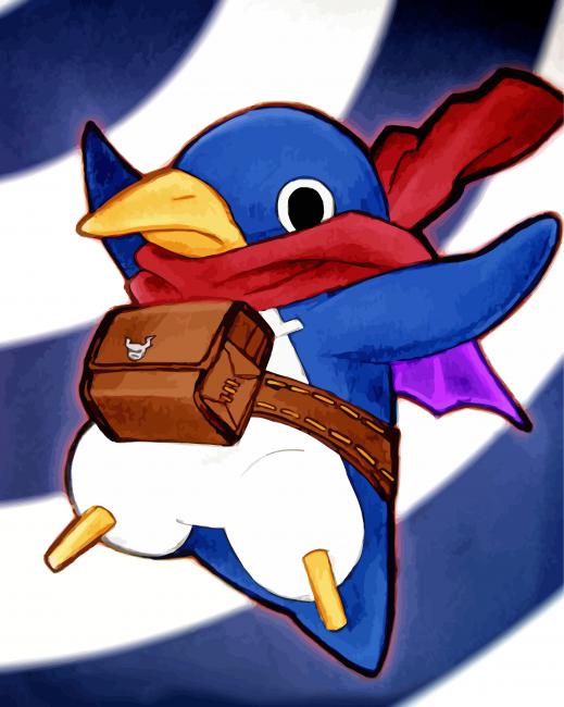 Prinny Art Paint By Numbers