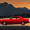 Red Dodge Dart Gts Paint By Numbers