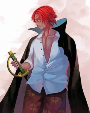 Shanks One Piece Anime Paint By Numbers