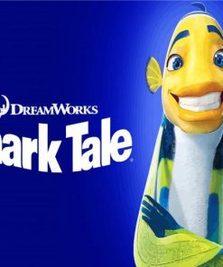 Shark Tale Poster Paint By Numbers