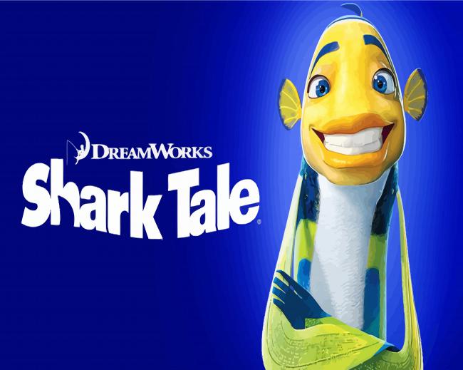 Shark Tale Poster Paint By Numbers