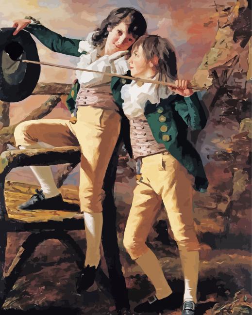 The Allen Brothers By Henry Raeburn Paint By Numbers