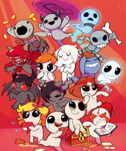 The Binding Of Isaac Characters Paint By Numbers