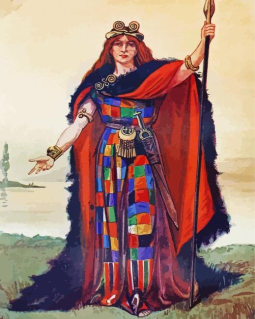 The Queen Boudica Paint By Numbers
