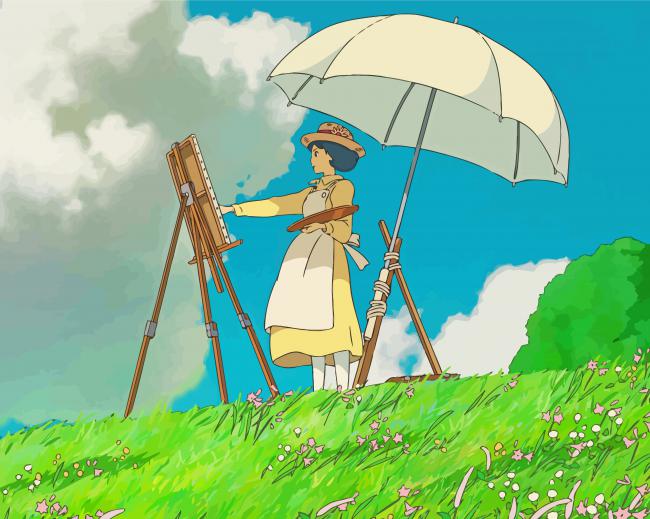 The Wind Rises Ghibli Landscape Paint By Numbers
