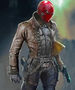 The Red Hood Dc Comics Paint By Numbers