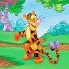 Tigger With Butterfly Paint By Numbers