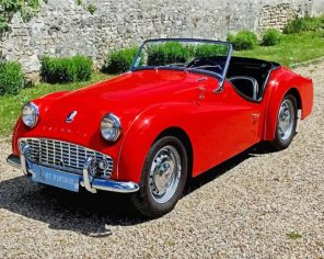 Triumph Tr3 Car Paint By Numbers