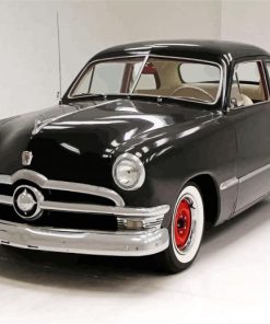 Black 1950 Ford Car Paint By Numbers