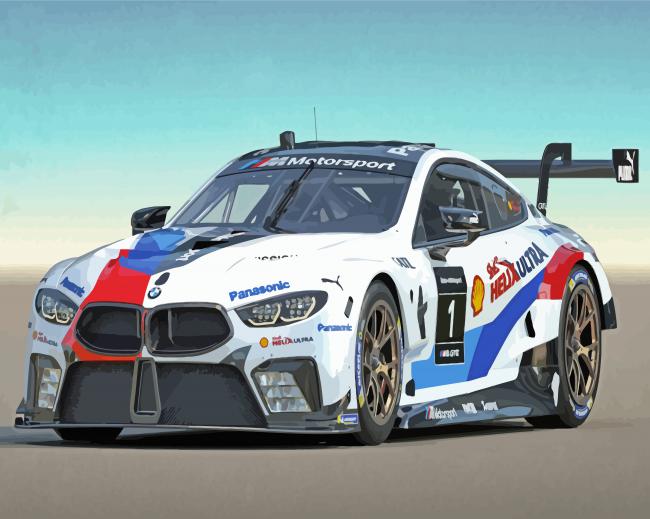 Bmw Gte M8 Car Paint By Numbers