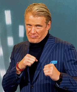 Classy Dolph Lundgren Paint By Numbers
