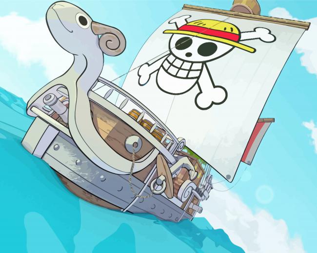Cool One Piece Ship Paint By Numbers