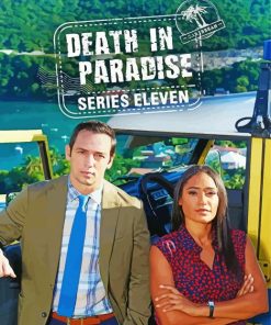Death In Paradise Drama Serie Poster Paint By Numbers