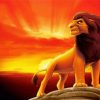 Disney Lion Sunset Paint By Numbers