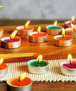 Scented Tea Light Candles Paint By Numbers