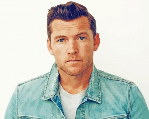 The Handsome Sam Worthington Paint By Numbers
