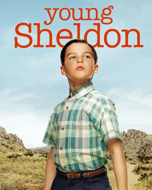 Young Sheldon Paint By Numbers
