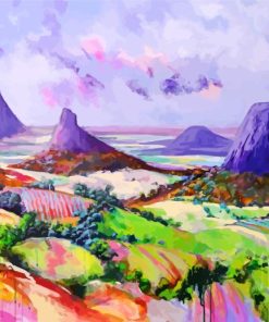 Glass House Mountains Paint By Numbers