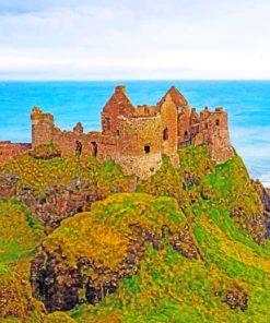 Dunluce Castle Northern Ireland Paint By Numbers