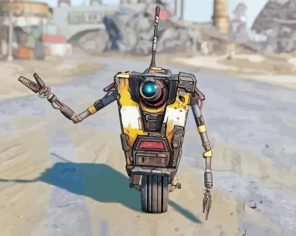 Claptrap From Borderlands Paint By Numbers