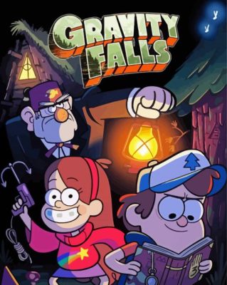 Gravity Falls Poster Paint By Numbers 