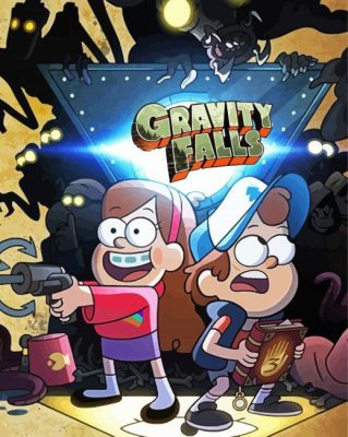 Gravity Falls Poster Paint By Numbers